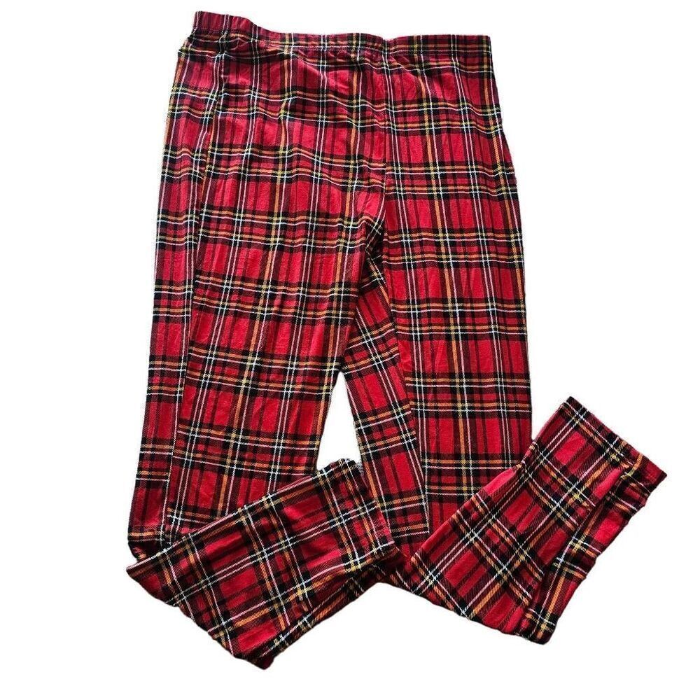 Julie & Joy juniors Sz 1X  red Christmas Leggings